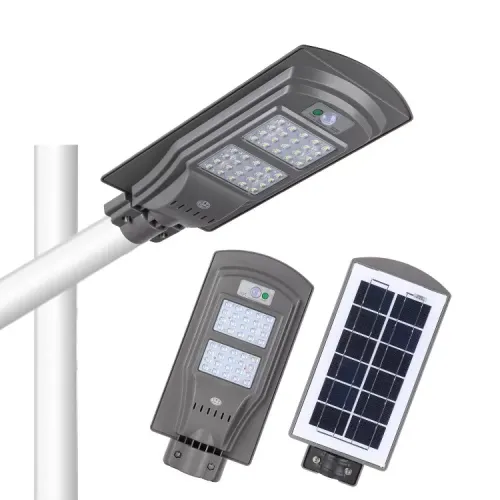 ABS 20W 40W 60W IP65 All In One Integrated Solar Street Light 40W Automatic Control