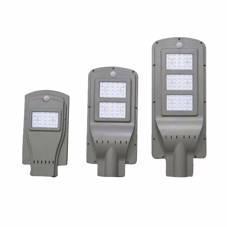 All In One Integrated Solar Street Light IP65 20W 40W 60W ABS Materials Lightweight Easy To Install