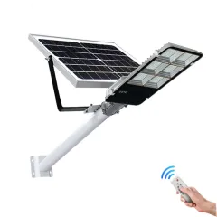 Impermeable al aire libre teledirigido IP65 50w 100w 200w 300w Luz de calle llevada solar integrada