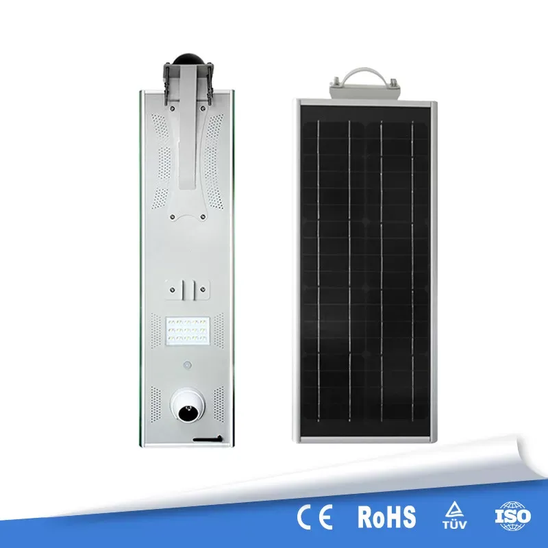 15w All In One Led Solar Street Light With Outdoor CCTV Camera IP 720p