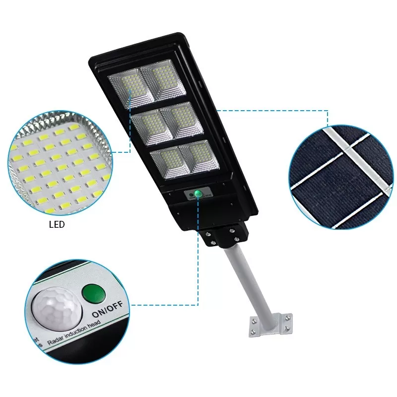 Outdoor Led Integrated 70w 100w 140w All In One Led Solar Street Light