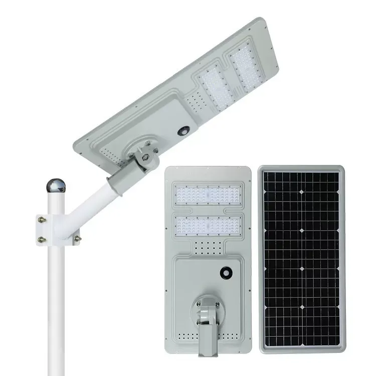 Pole Mount High Lumens Motion Sensor Integrated Solar Powered Led Pole Lights