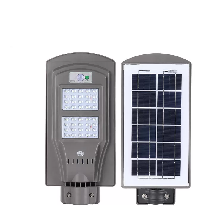 ABS 20W 40W 60W IP65 todo en un control automático integrado de la luz de calle solar 40W