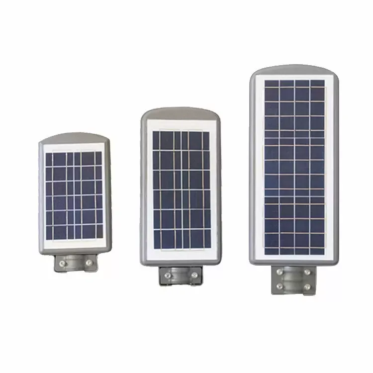 Farola solar integrada todo en uno IP65 20W 40W 60W Materiales ABS Ligero Fácil de instalar