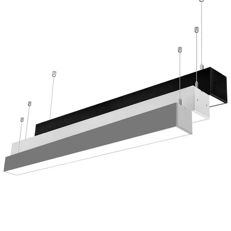 Modern Industrial 40W Indoor Lighting Suspended LED Pendant Linear Light