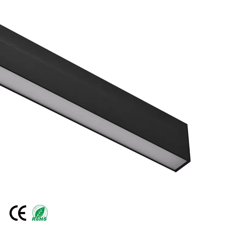 Suspended 1200MM Metal Aluminum 40W LED Linear Pendant Light For Office