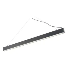 ETL DLC Aluminum Office LED Batten Fixture 4FT 5FT 8FT Anti-Galre Flicking Free Seamless Linkable LED Linear light