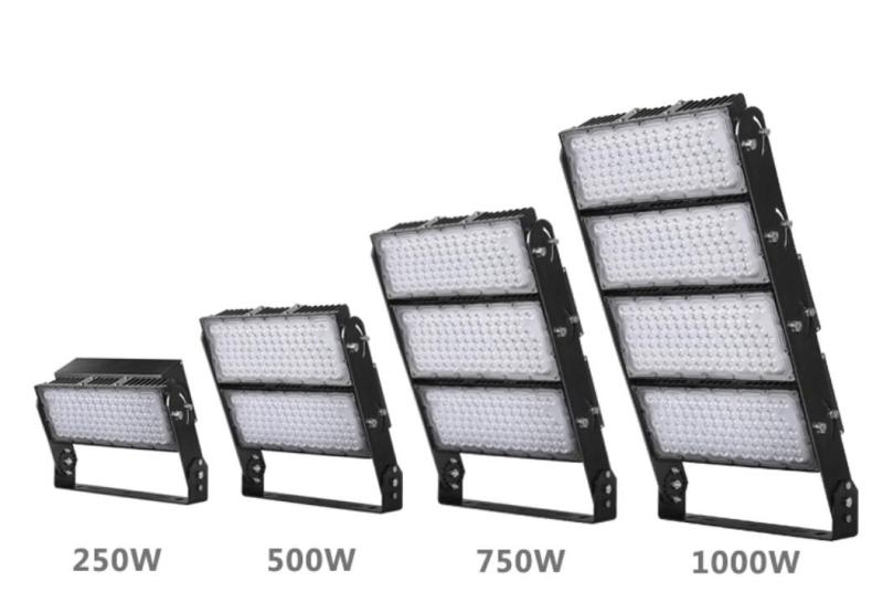 250W 500W 750W 1000W Industrial LED Flood Lights For Sports Stadiums