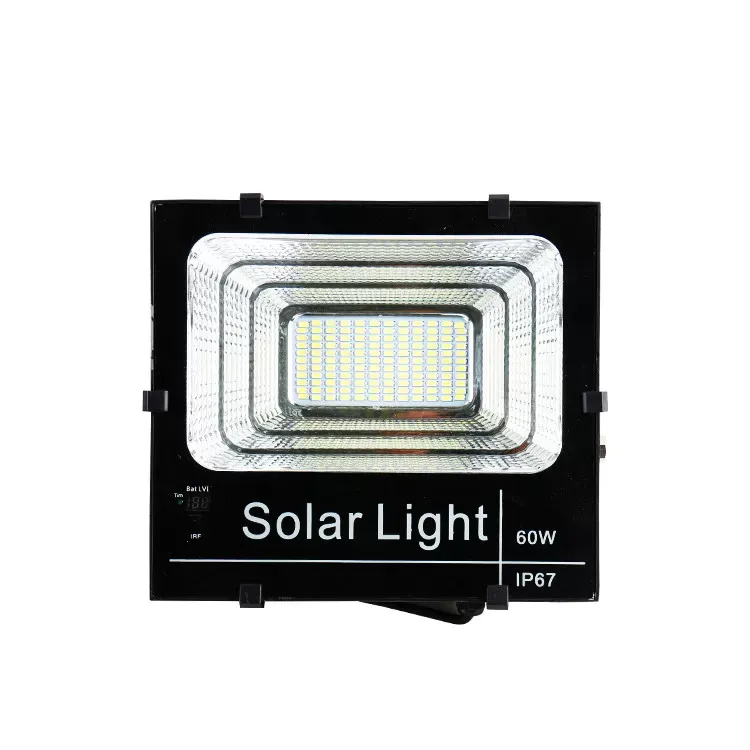 High Power Ip65 Outdoor Waterproof Aluminum 25w 40w 60w 100w 200w Solar Led Flood Light