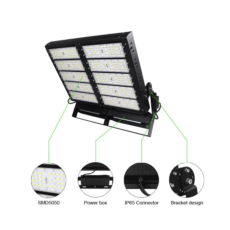 CE Rohs Approved 1000w Led Floodlight 600w/1000w Led Stadium Light With 5 Years Warranty