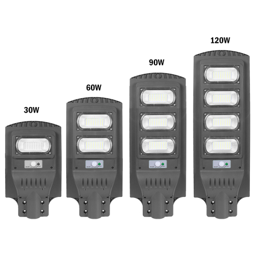 IP65 impermeabilizzano SMD all'aperto 30 60 90 120 150W tutto in un lampione solare a LED