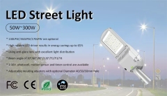 25W a 300W 150lm/w facile manutenzione alta efficienza IP66 lampione stradale a led per esterni