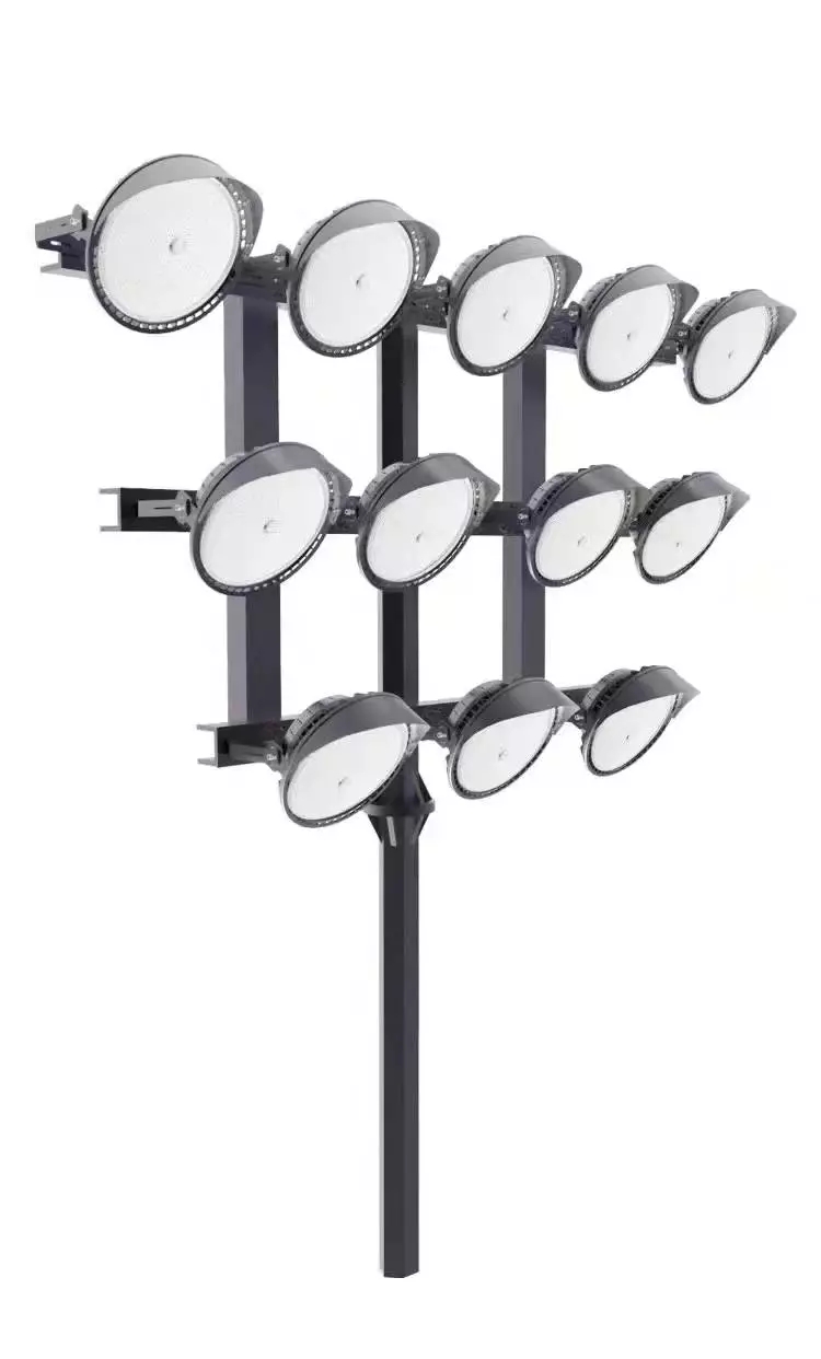 Luce rotonda dello stadio 1000w Luce di inondazione principale 1000 LED Luce di inondazione principale rotonda Luce dello stadio 1000W LED Luce di inondazione per l'iarda di calcio