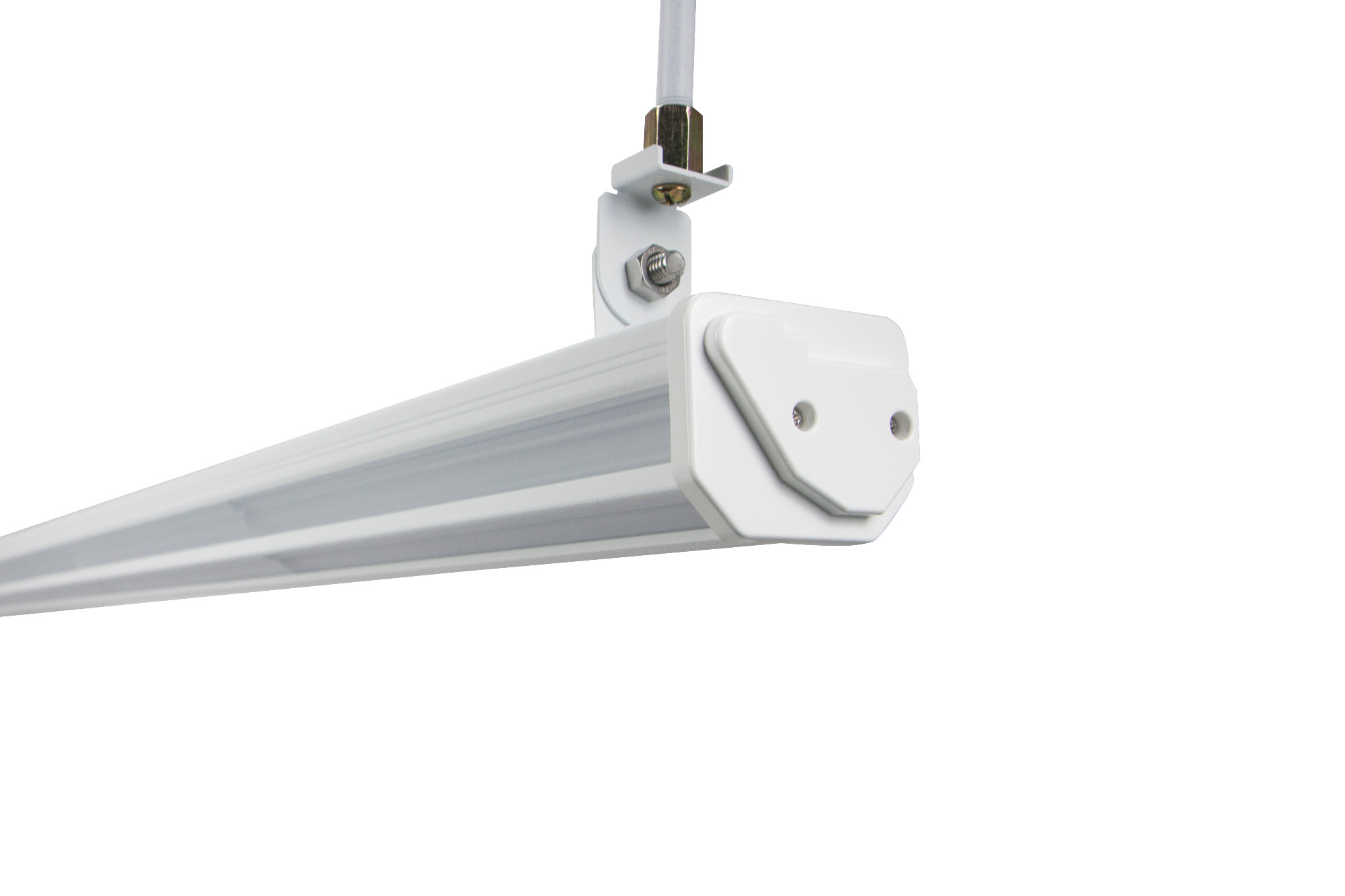 ETL DLC Listed 347V 4FT Ceiling Industrial LED Linear High Bay Light For Warehouse
