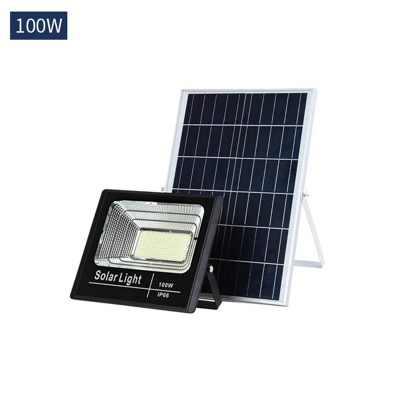 Projecteur extérieur intégré étanche Ip65 Lampe 25w 40w 60w 100w 200w Projecteur à LED solaire