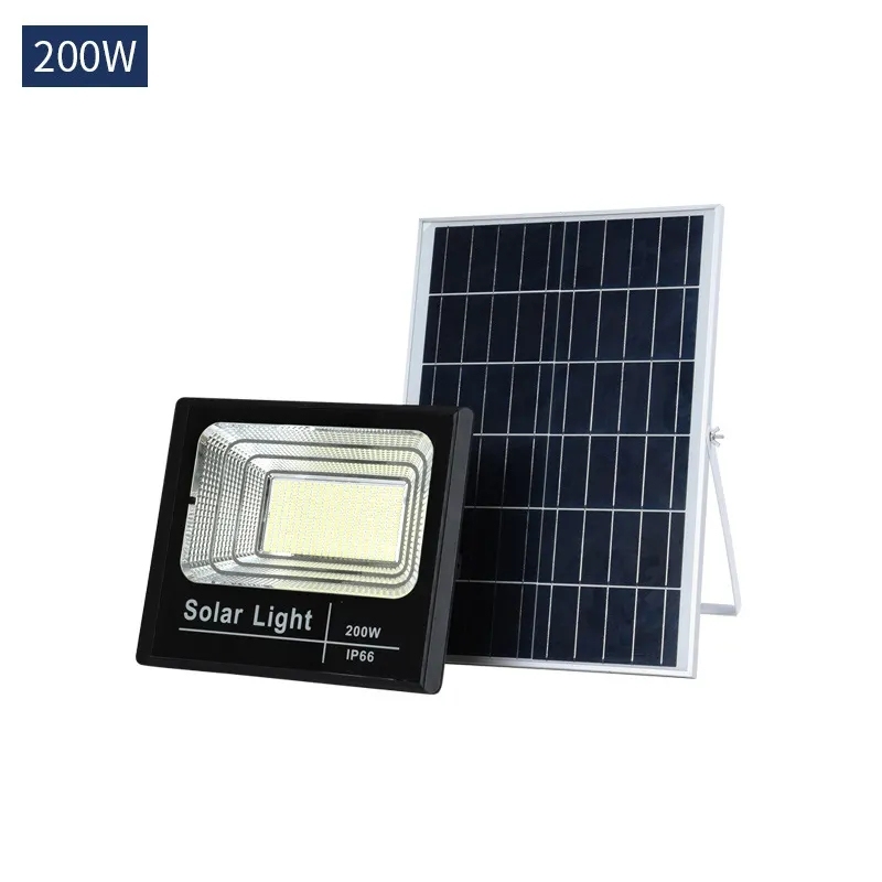 Waterproof Ip65 Integrated Outdoor Floodlight Lamp 25w 40w 60w 100w 200w Solar Led Flood Light