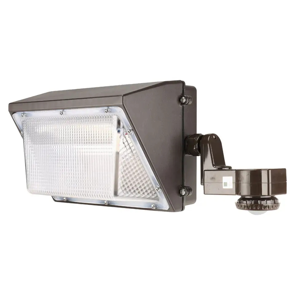 30W 50W 60W 80W 100W 120W AC 100-277V LED Wall Pack Projecteur IP65 Étanche Applique Murale Extérieure