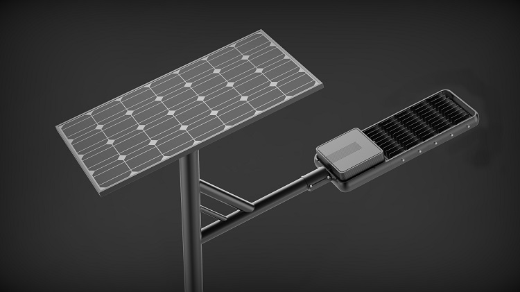 30W 40W 50W 60W 80W 100W 120W Réverbères solaires extérieurs intégrés