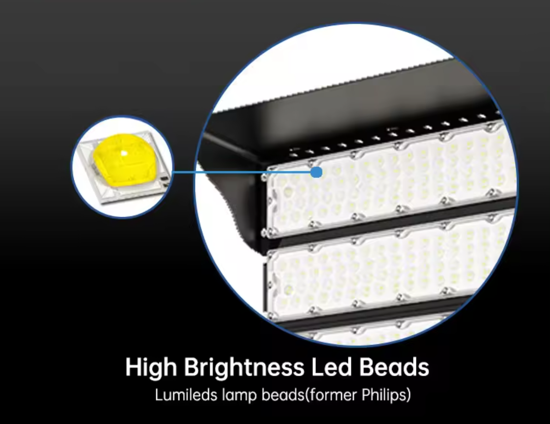 Светодиодное освещение стадиона использует OSRAM LED Ghip