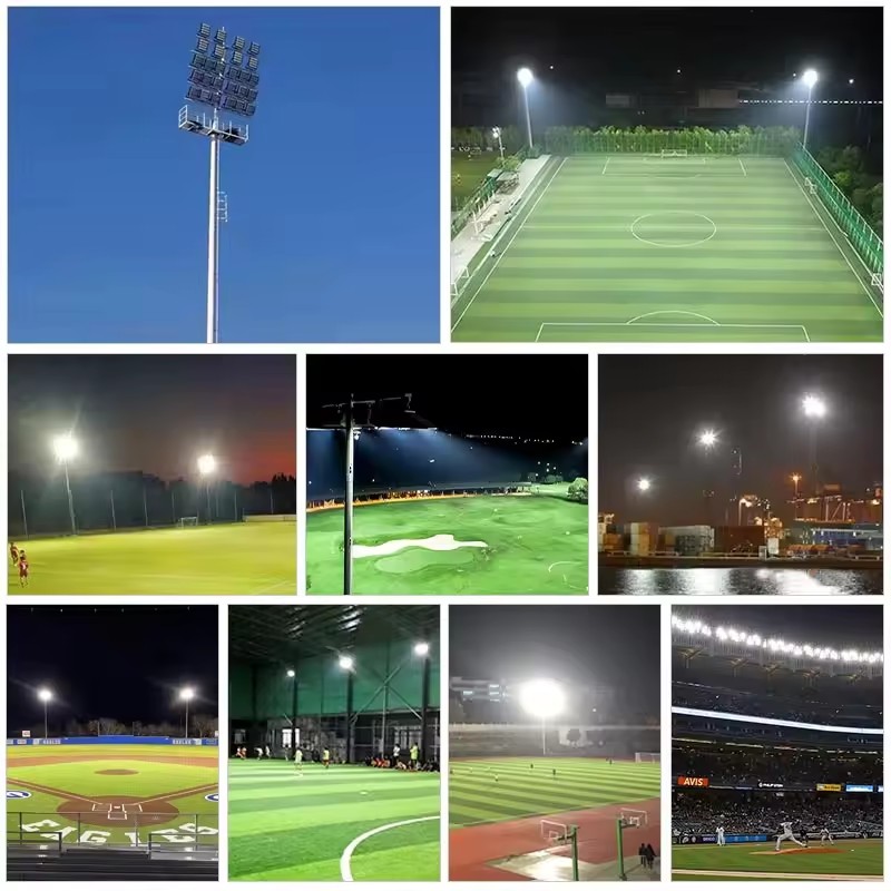 Применение светодиодных светильников для стадионов мощностью 1000 Вт