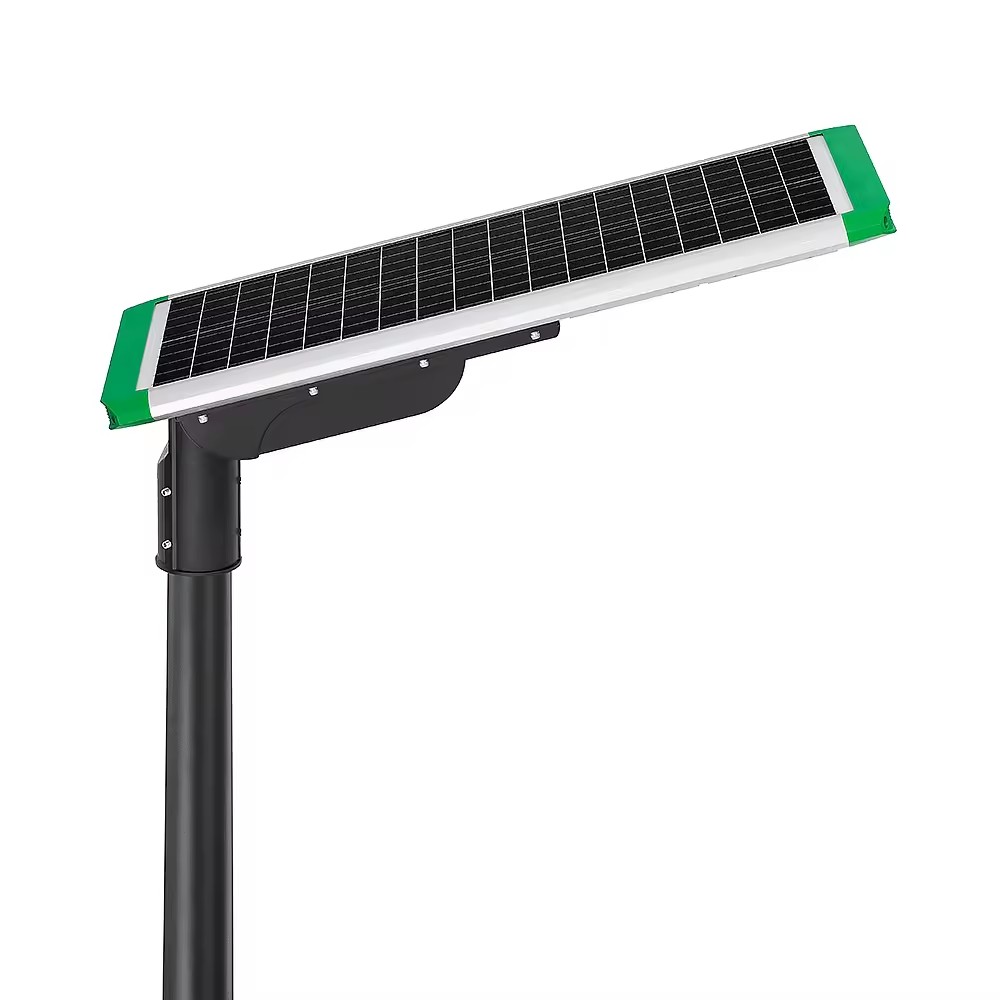 Lampione stradale solare LED integrato IP66 40w 60w 100w 120w