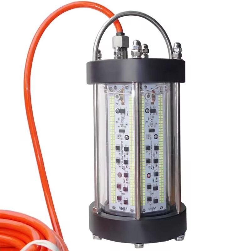 AC110v 220v с тусклыми зелеными подводными светодиодными огнями для рыбалки