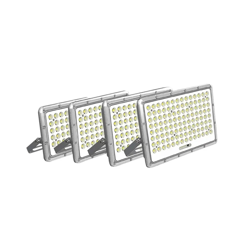 Outdoor Waterproof Remote Control 40w 60w 100w 200w Solar Powered Led Flood Light