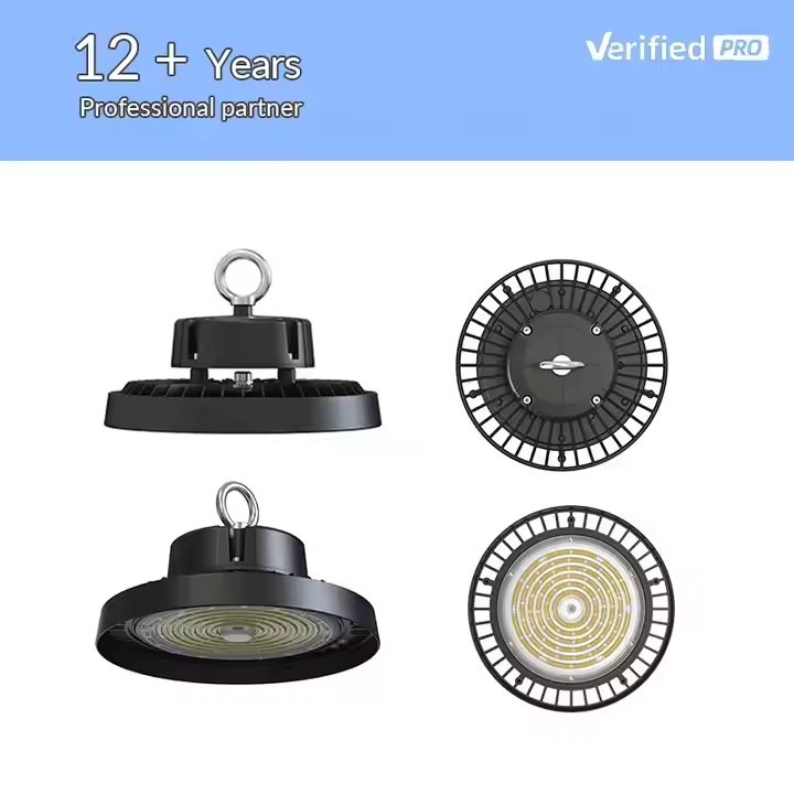 100w 150w 200w 300w 480w 5 Years Warranty IP65 Indoor Outdoor Warehouse Lamp UFO LED High Bay Light