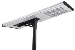 250W 300W 400W Alumínio IP66 À Prova D'Água Ao Ar Livre Integrado Lâmpada de Rua Solar Tudo em Um Luz de Rua Solar