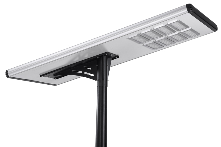 250W 300W 400W Alumínio IP66 À Prova D'Água Ao Ar Livre Integrado Lâmpada de Rua Solar Tudo em Um Luz de Rua Solar