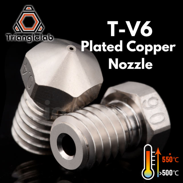 T-V6 Plated Copper Nozzle