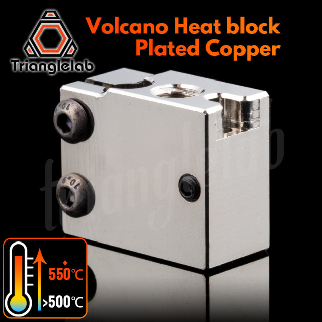 Volcano Plated Copper Heat Block