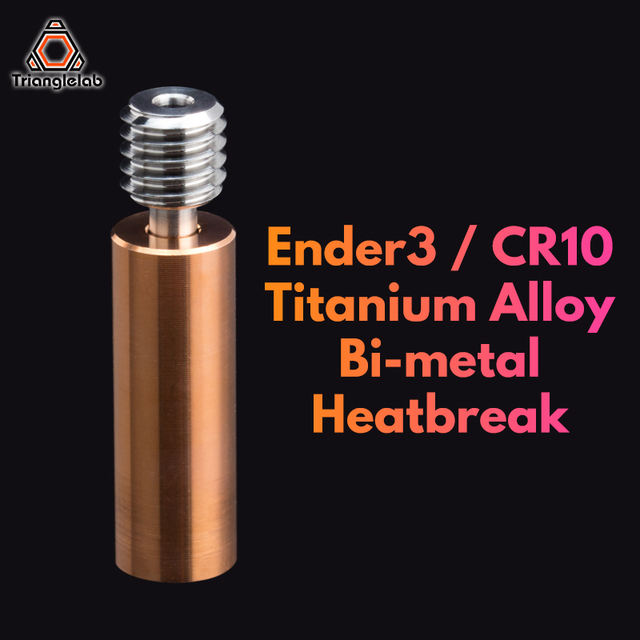 Ender3 CR10 Titanium Alloy Bi-Metal Heatbreak