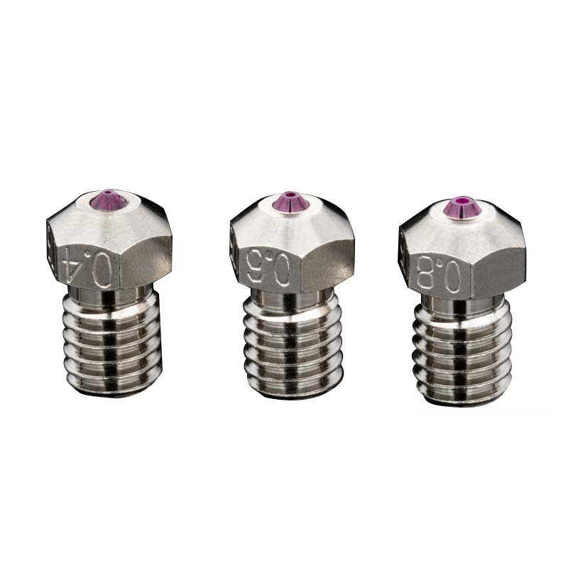 T-V6 Plated Copper Ruby Nozzle
