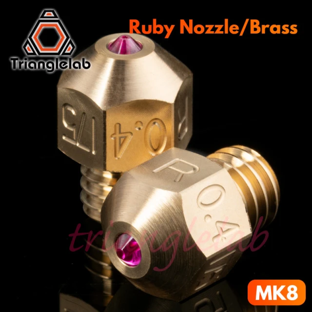 MK8 Brass Ruby nozzle