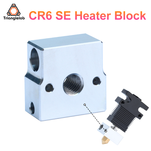 CR-6 SE Aluminum Metal Heater Block