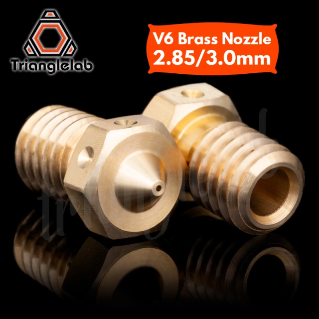 V6 Nozzle 2.85/3.0MM M6 brass nozzle