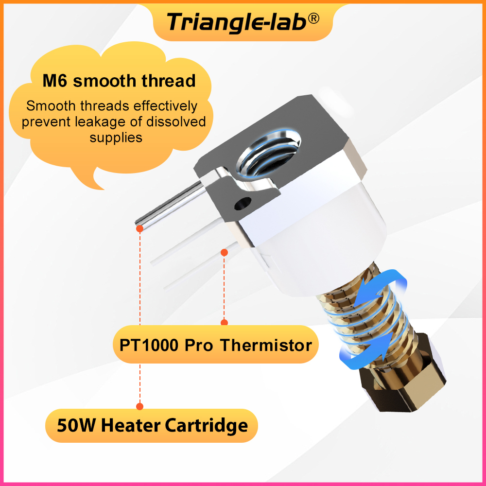 TCHC TD6 PT1000 Hotend