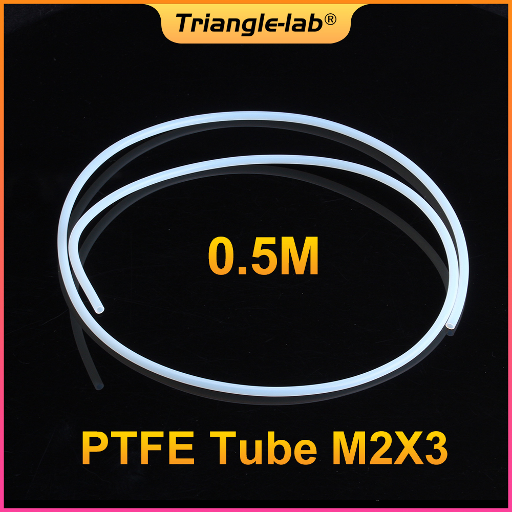 Othmro Tubo PTFE Per Stampante 3D, 2x3 Mm, 2 Metri, Resistente Al Calore Fino A 200°C, Per PLA/ABS, Trasparente - 4