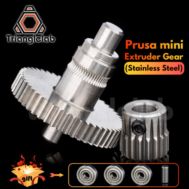 Prusa mini Extruder Gear Stainless Steel