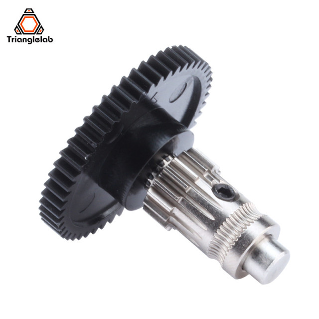 DDB Extruder Shaft Assembly Gear Single Hardened Steel Nickel Plating