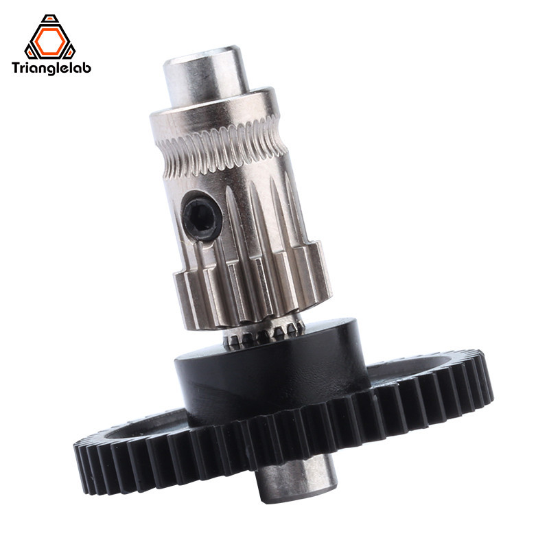 DDB Extruder Shaft Assembly Gear Single Hardened Steel Nickel Plating