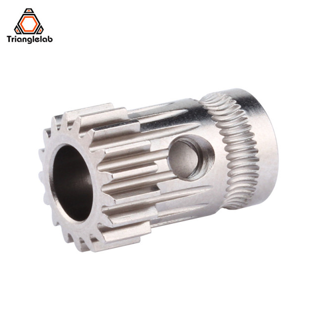 DDB Extruder Shaft Assembly Gear Single Hardened Steel Nickel Plating