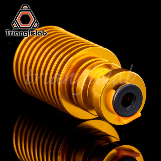 V6 Gold Heatsink Volcano Hotend