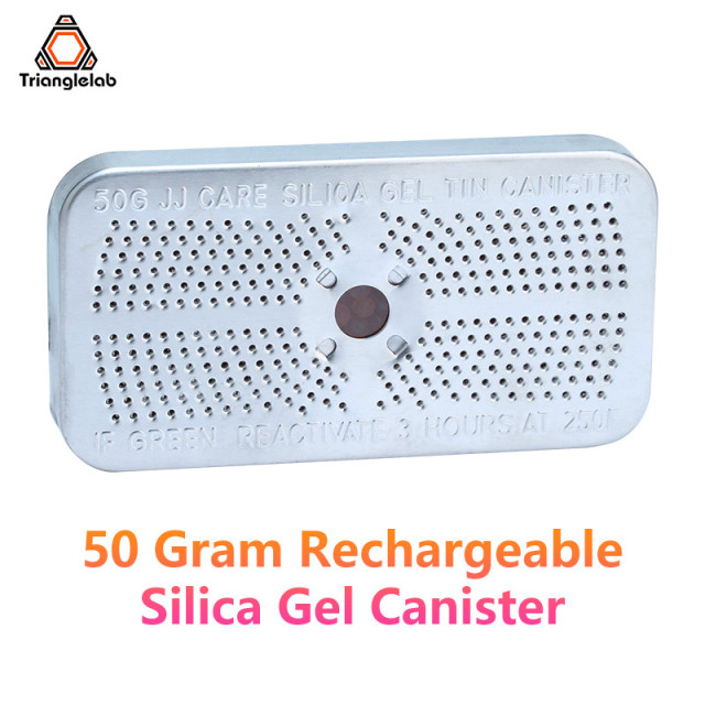 50 Gram Rechargeable Silica Gel Canister
