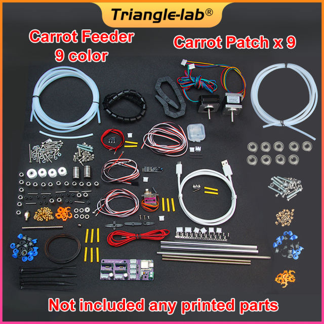 9 Color/Channels Trident Mmu Kit Enrager Rabbit Carrot Feeder