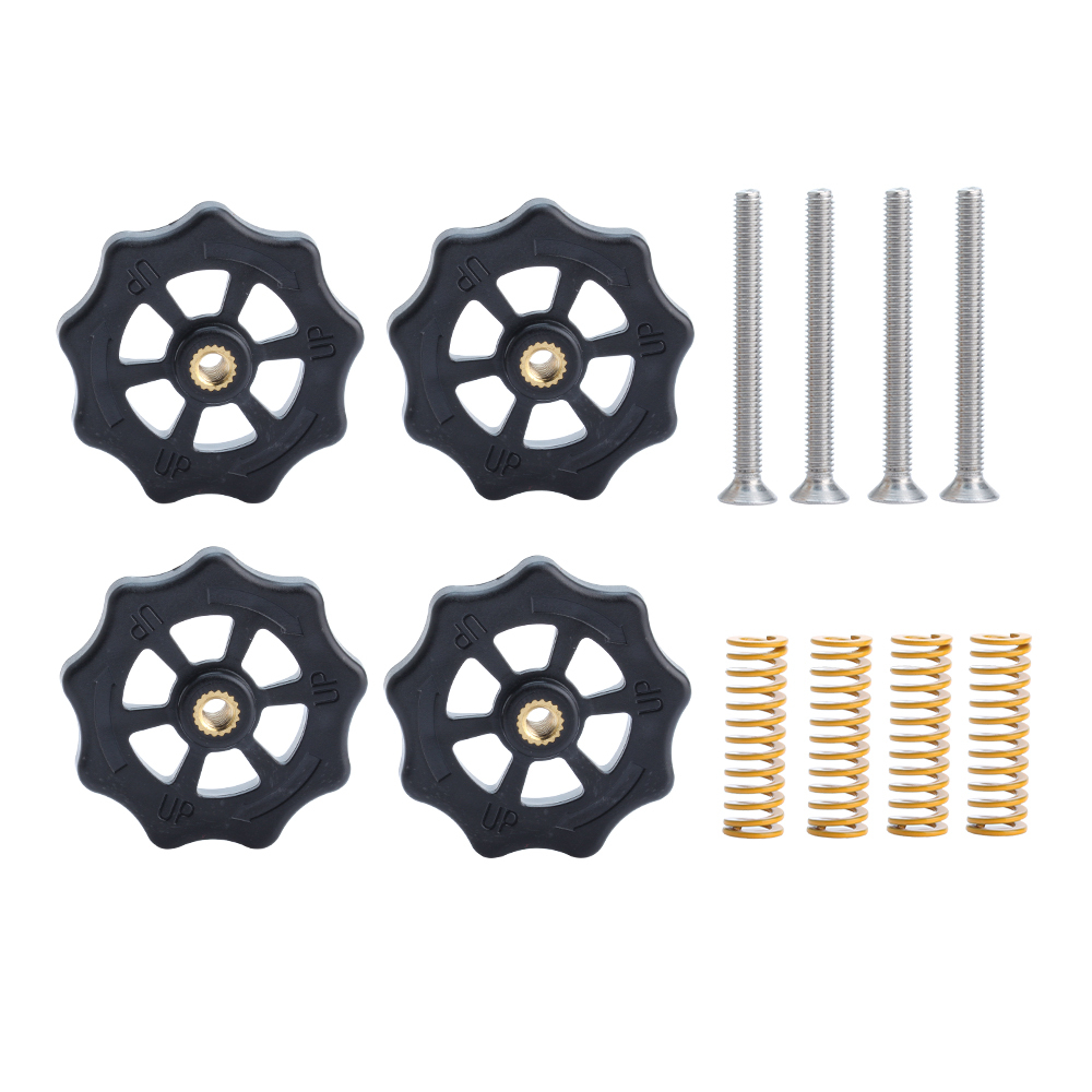 M4 Screws Nuts Heat Bed Leveling Spring Knob Parts