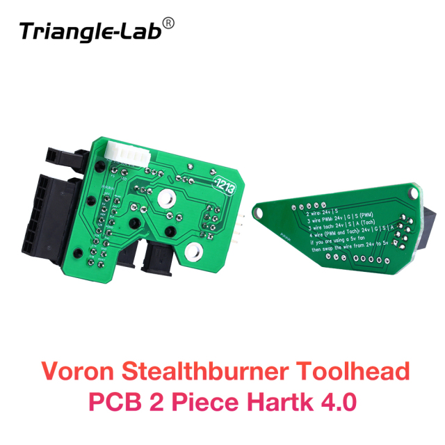 Voron Stealthburner Toolhead PCB 2 Piece Hartk 4.0