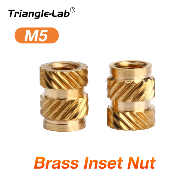 Trianglelab Hot-Melt Insert Nuts M2.5 M3 M4 M5 M6 Brass Nuts