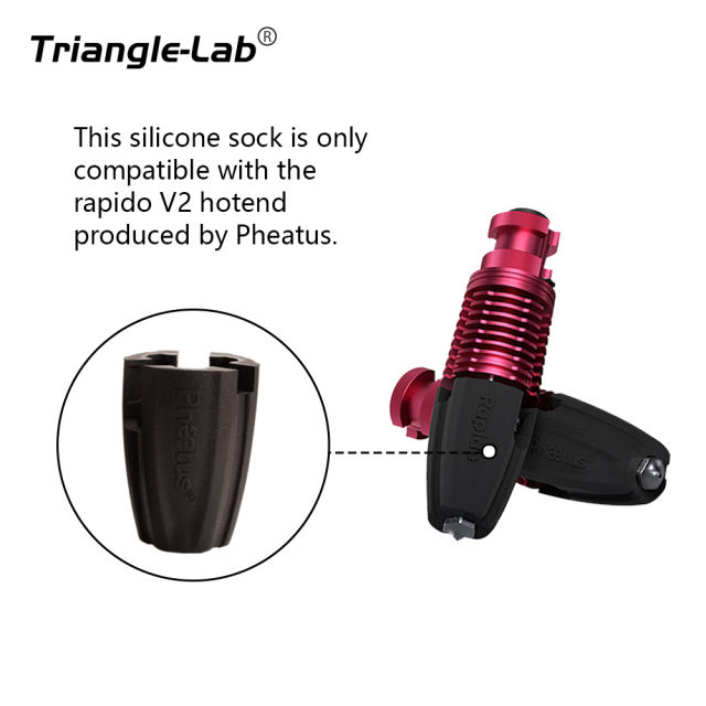 Trianglelab Silicone Sock for Rapido V2 hotend for UHF and HF Hotend 3d Print